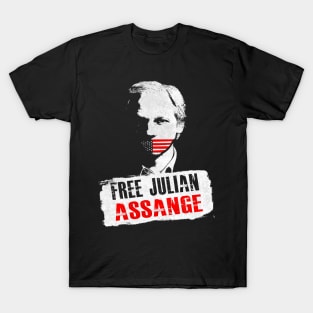 Free Julian Assange T-Shirt